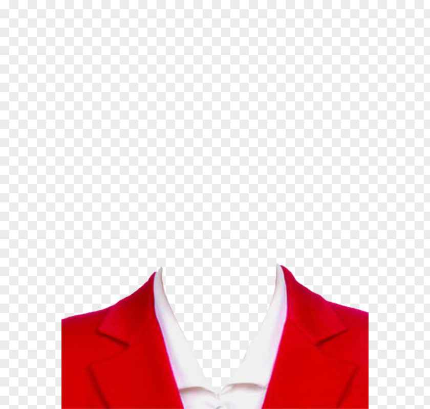 Red Collar Women Download PNG
