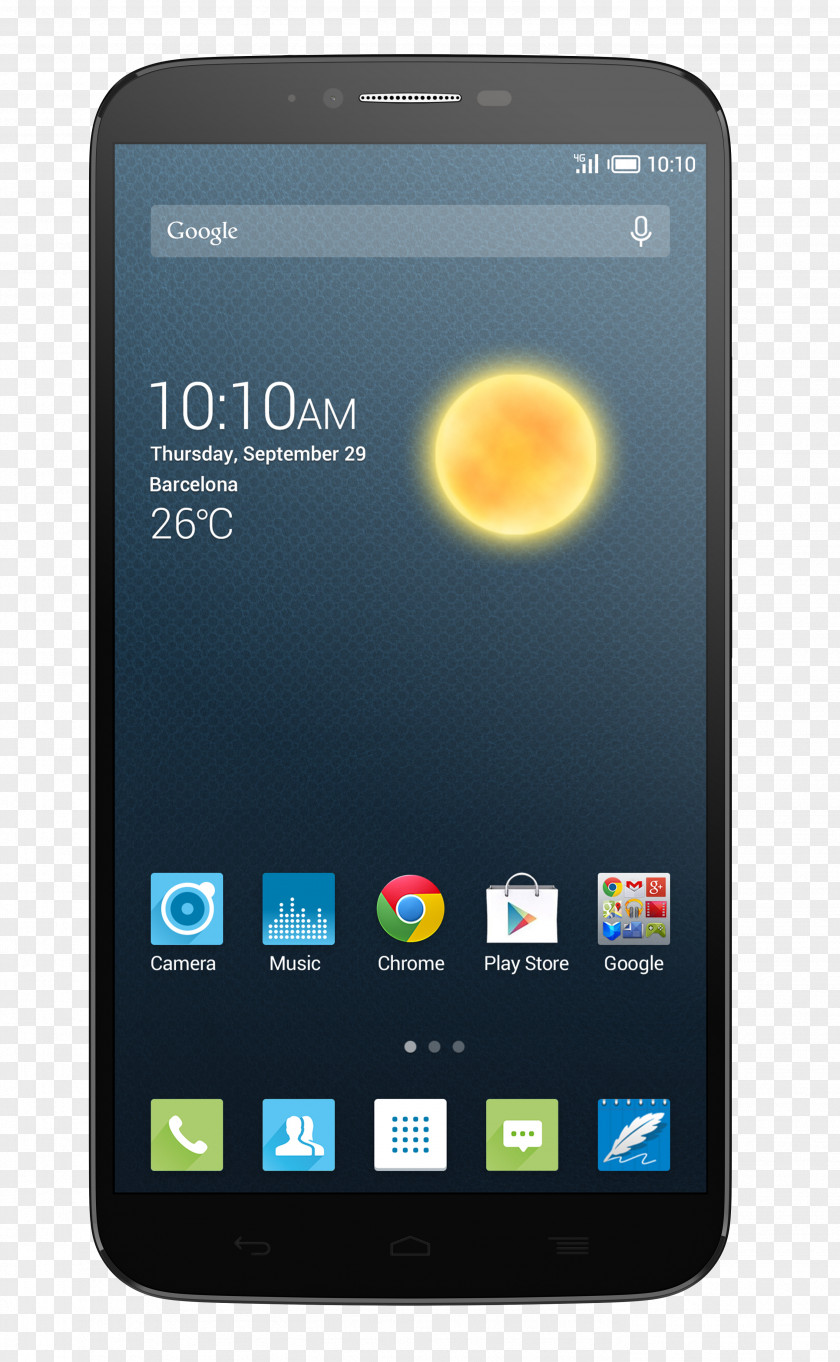 Smartphone Alcatel Mobile OneTouch PIXI 3 (4.5) 3G One Touch HERO 2 PNG