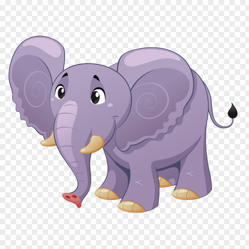 Vector Card Like Cartoon Humour Elephant PNG