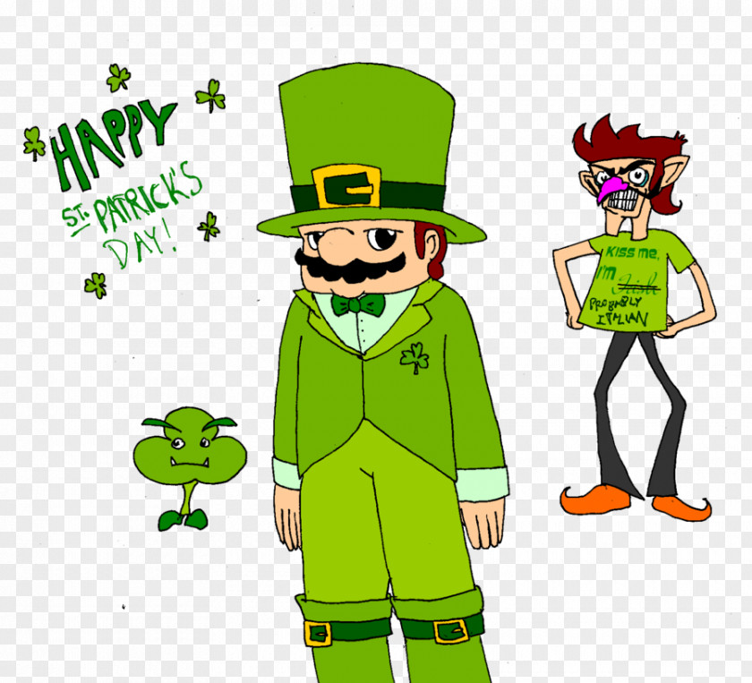 Happy St Patricks Day Drawings Vertebrate Illustration Clip Art Human Behavior PNG