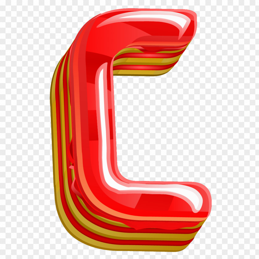 Letter C Cake Jam Design Art PNG