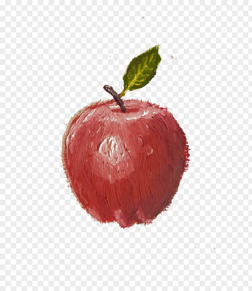 Red Apple Pattern Fruit Icon PNG