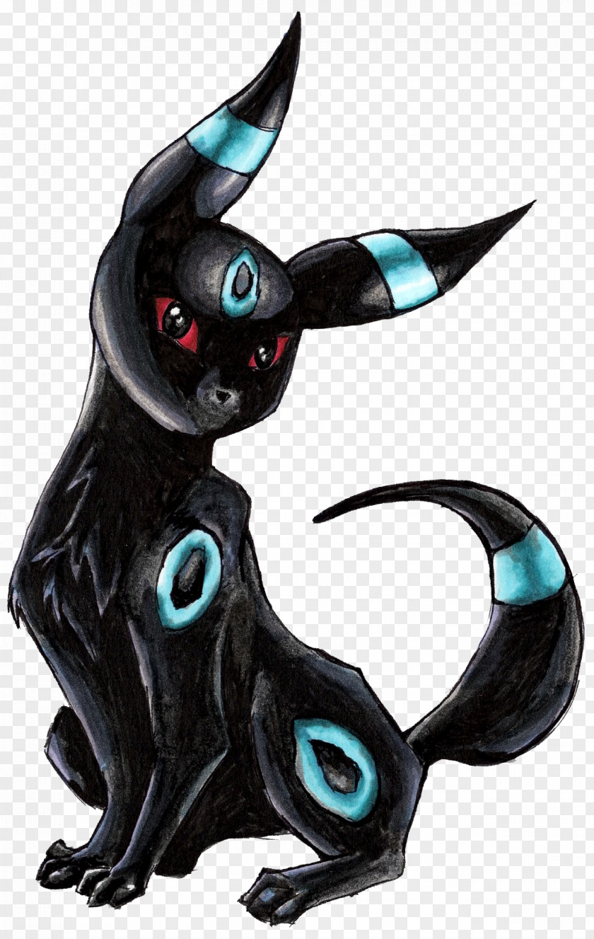 Umbreon Pokémon Drawing Cat Work Of Art PNG