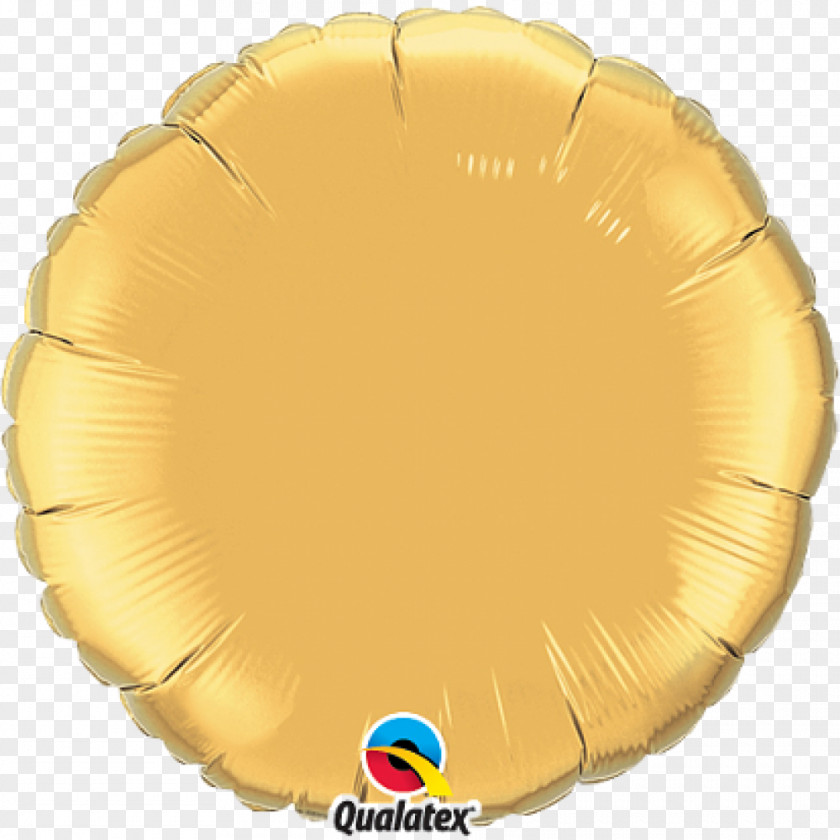 Balloon Mylar BoPET Gold Foil PNG