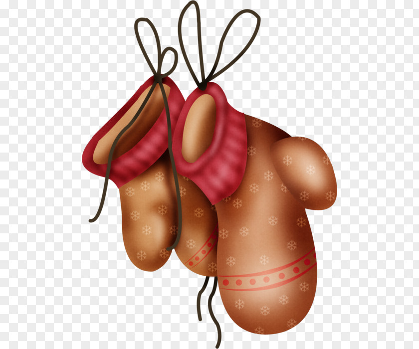 Boxing Glove Finger Christmas Ornament PNG