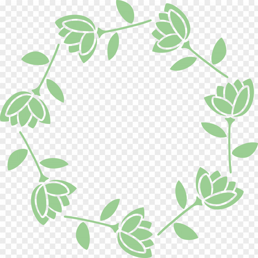 Floral Frame Flower Nature PNG