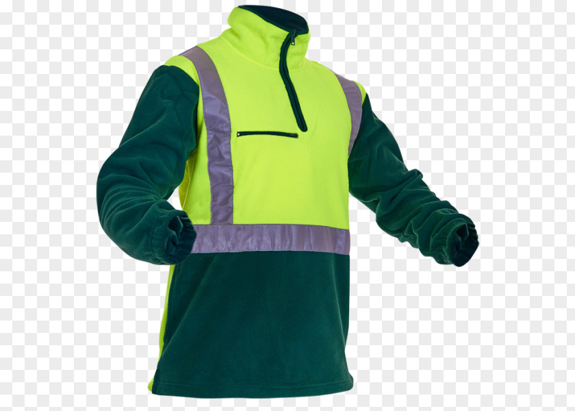 Jacket Hoodie Polar Fleece Sleeve High-visibility Clothing Winter PNG
