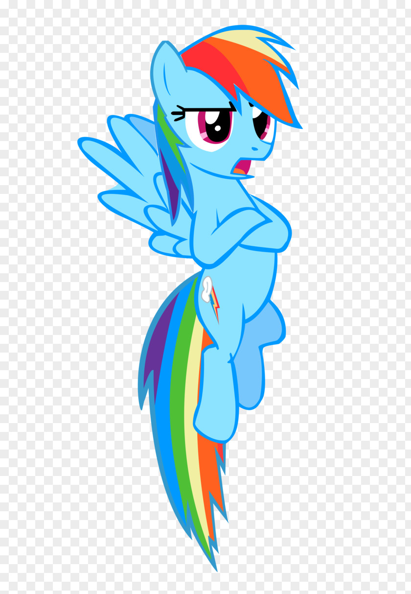 Vector Rainbow Dash Pony PNG