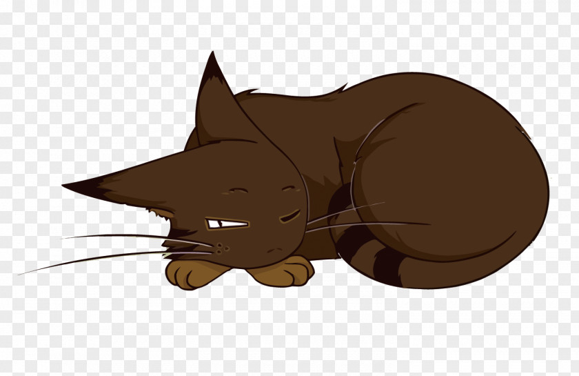 Vector Sleeping Cat Euclidean PNG