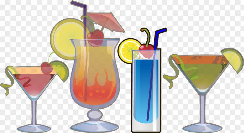 Cartoon Summer Drink Material Free To Pull Cocktail Garnish Martini Non-alcoholic PNG