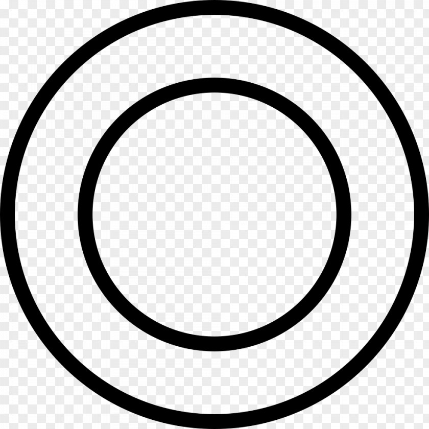 Circle White Bullseye Clip Art PNG