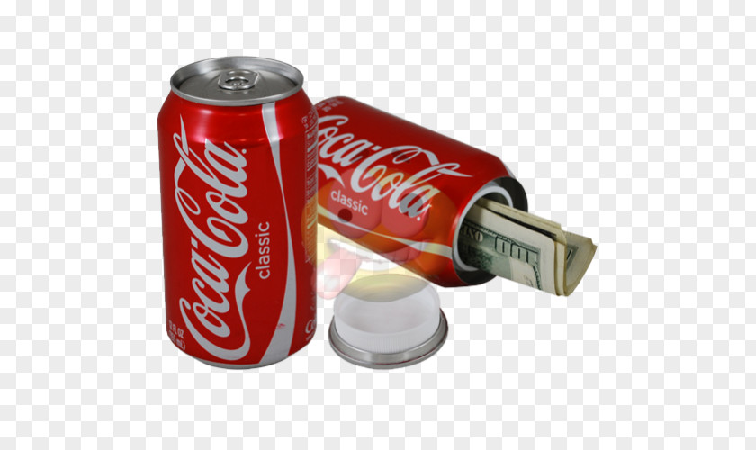 Coca Cola Coca-Cola Fizzy Drinks Beverage Can Money PNG