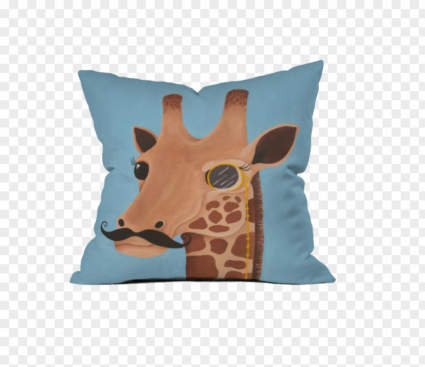 Giraffe Cushion Northern Throw Pillow Duvet PNG