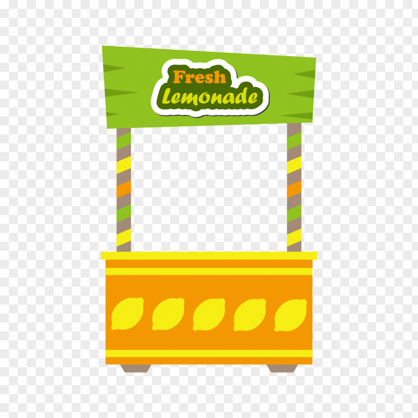Market Stall Lemonade Juice Vector Graphics PNG