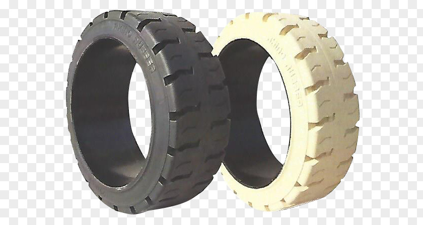 Rhino Tread Tire Traction Wheel Forklift PNG