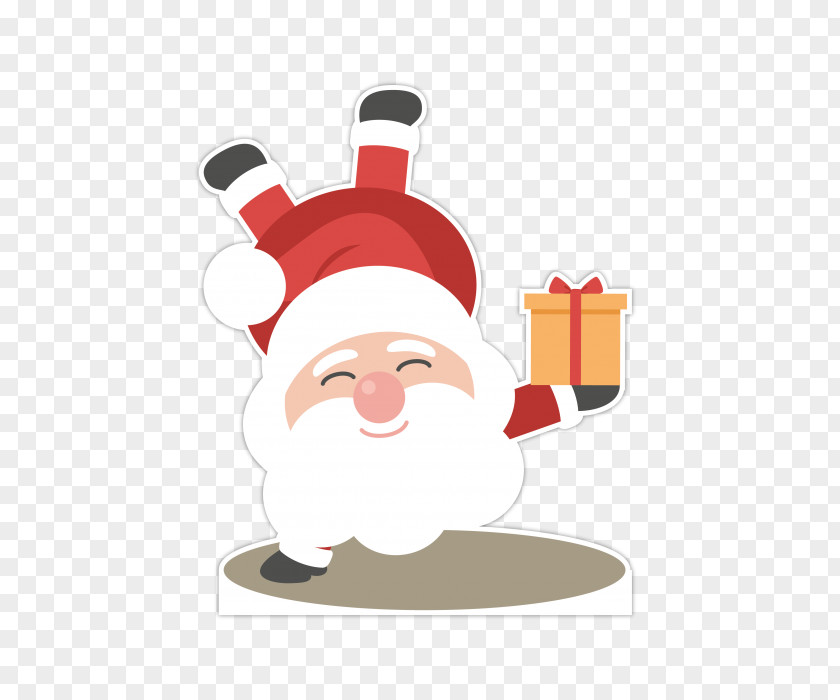 Santa Claus Christmas Ornament New Year Card PNG