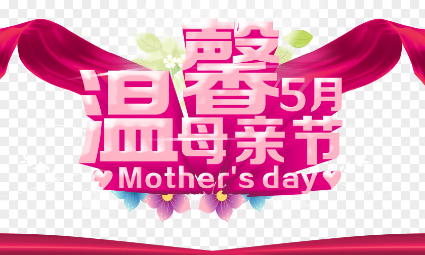 Warm Mother's Day In May Mothers Poster PNG