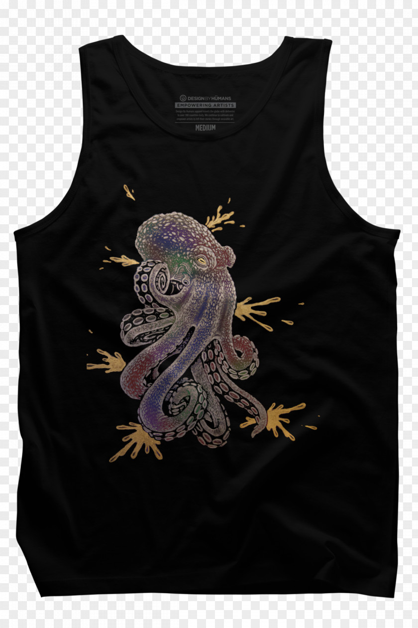 Birdcage By Octopus Artis T-shirt Sleeveless Shirt Streetwear Clothing PNG