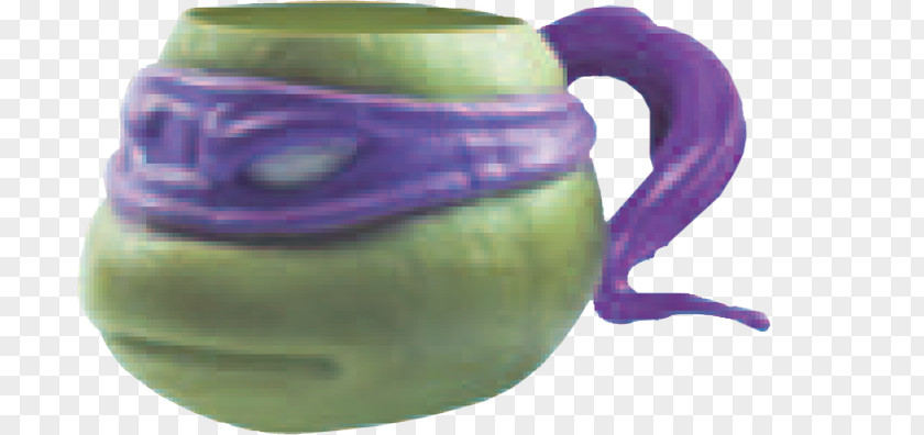 Ceramic Mug Donatello Pottery Purple PNG