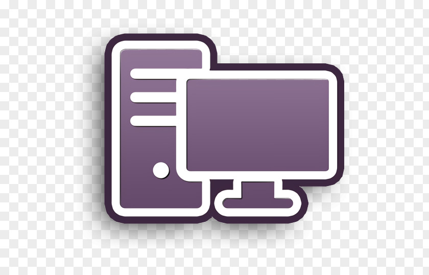 Desktop Computer Icon Educative Technology PNG