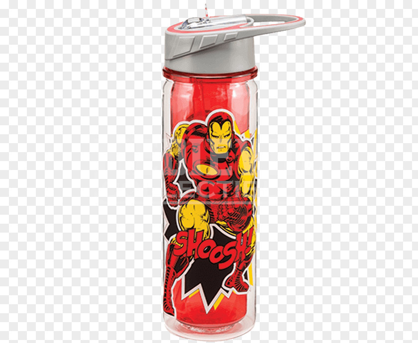 Iron Man The Invincible Water Bottles PNG