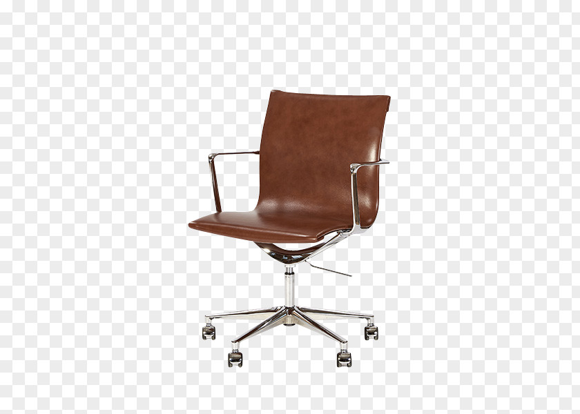 Low Profile Office & Desk Chairs Furniture Aniline Leather PNG