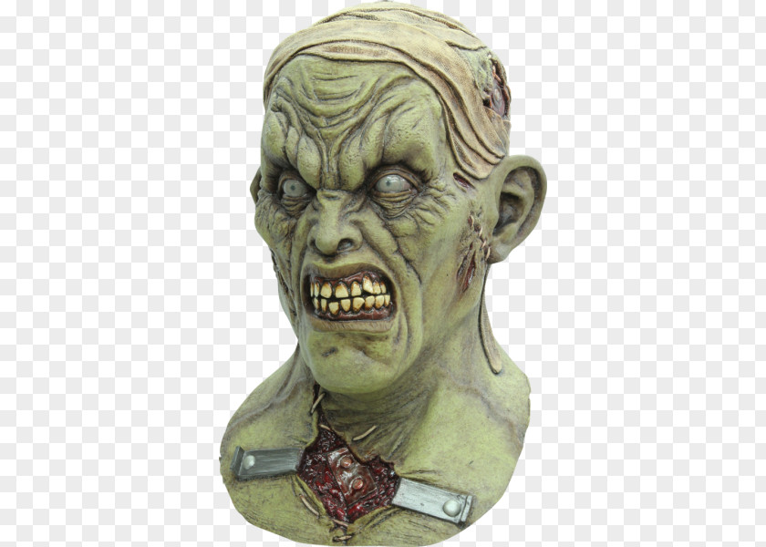 Mask Latex Frankenstein's Monster Halloween Costume PNG