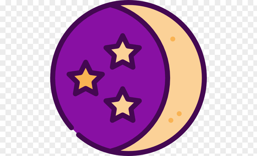 Moon Star Material Child Icon PNG