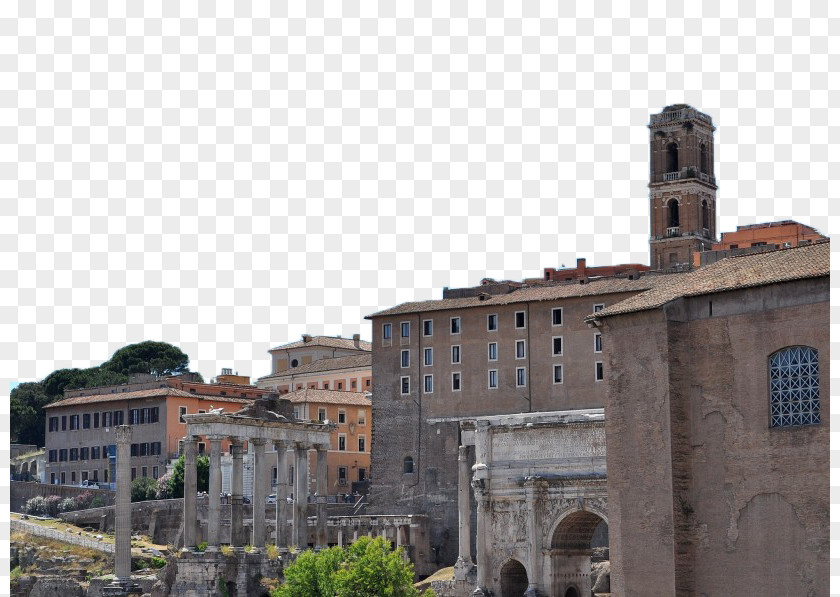 Italy Roman Ruins Scenery 6 Colosseum Statue Of Liberty Building Landscape PNG