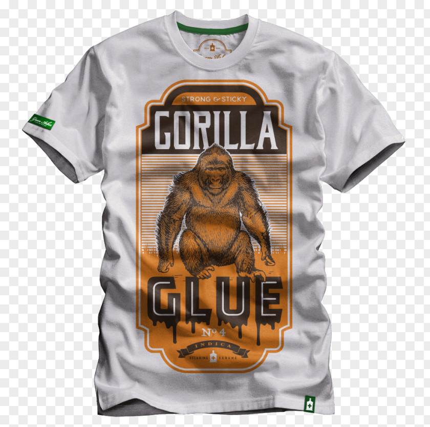 T-shirt Hoodie Sleeve Gorilla Glue Clothing PNG