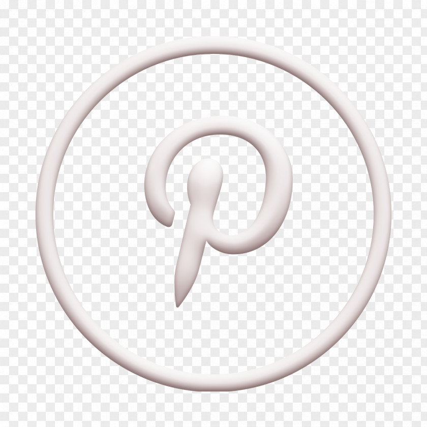 Blackandwhite Number Circle Icon Pinterest PNG