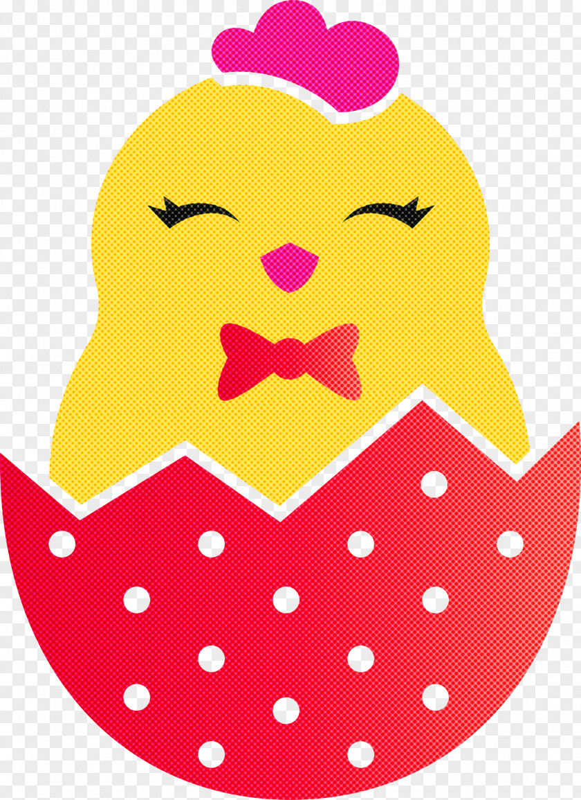 Chick In Eggshell Easter Day Adorable PNG