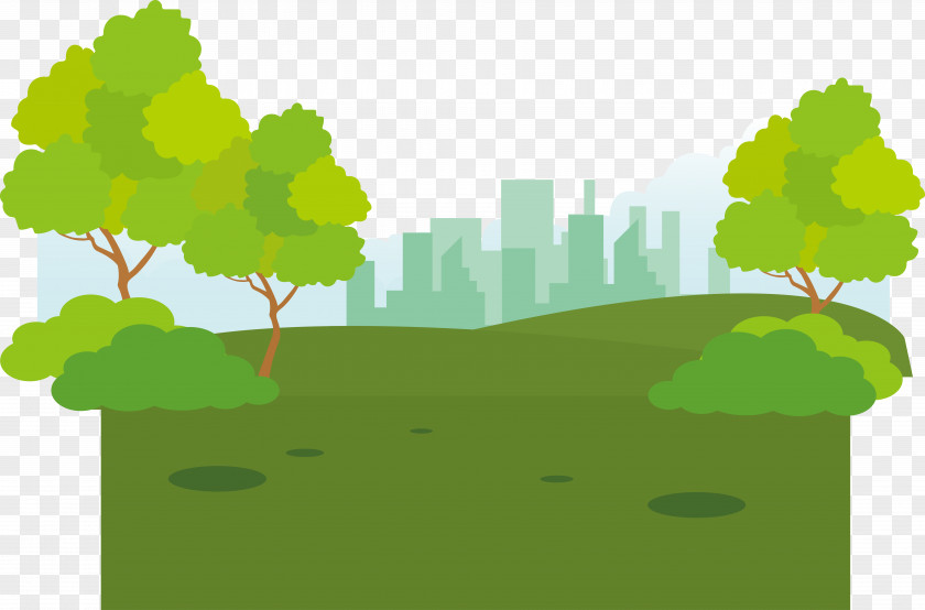 City Park Vector Euclidean PNG