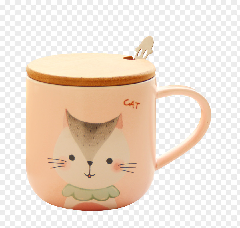 Creative Cute Mug Coffee Cup Kitten PNG