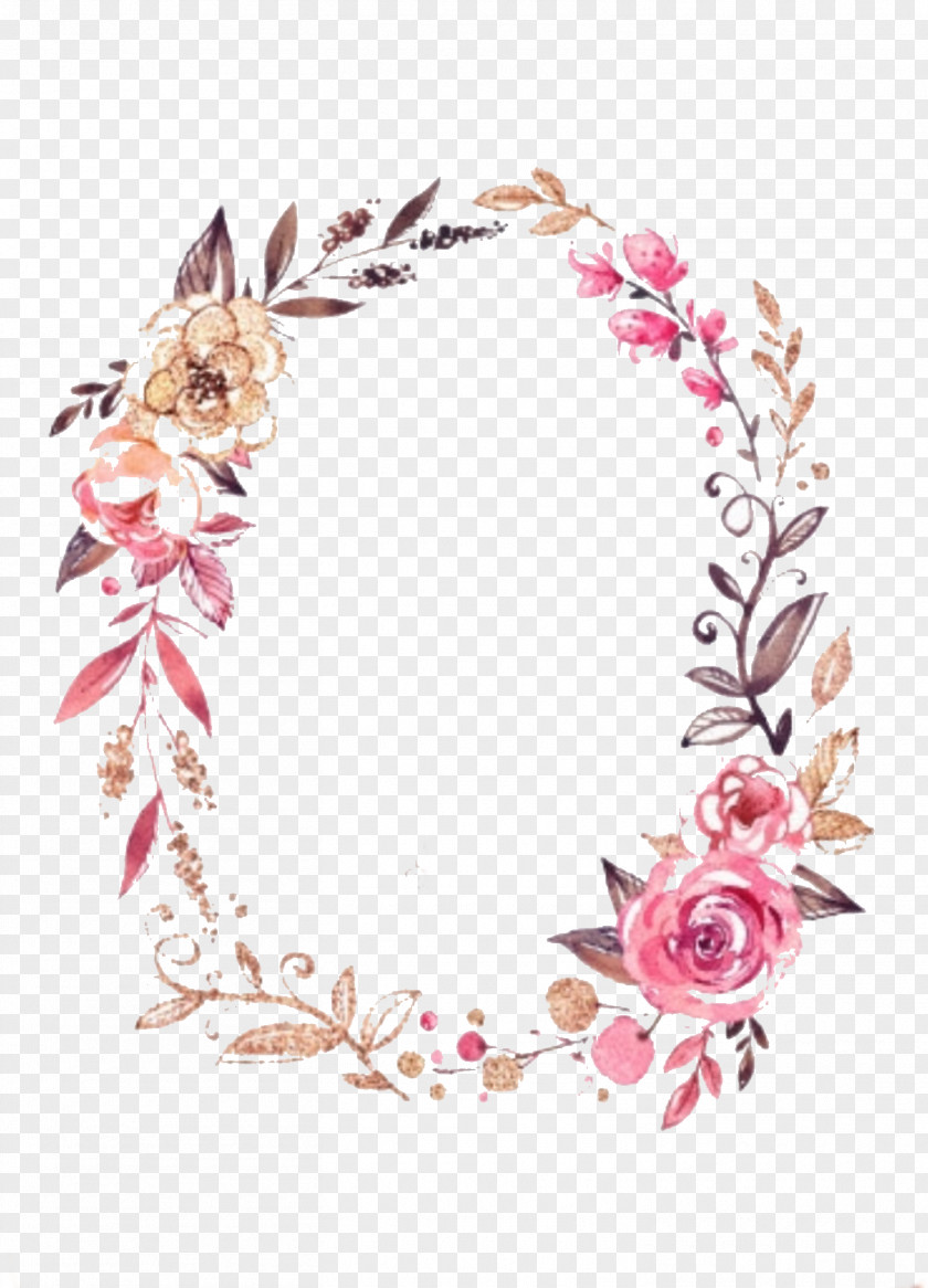 Flower Floral Design Wreath Graphic PNG