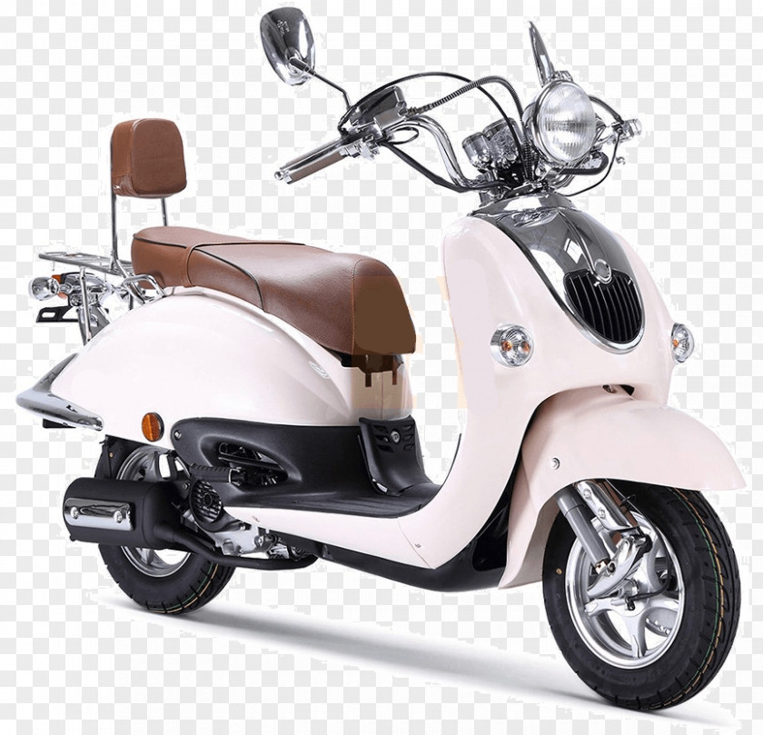Retro Scooter Motorized Motorcycle Accessories Vespa PNG