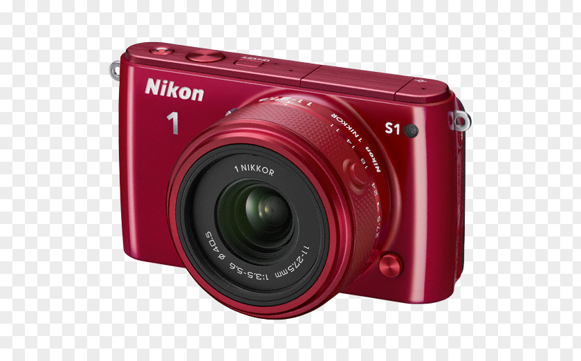 European Castle Nikon 1 S1 Camera Lens Mirrorless Interchangeable-lens System PNG