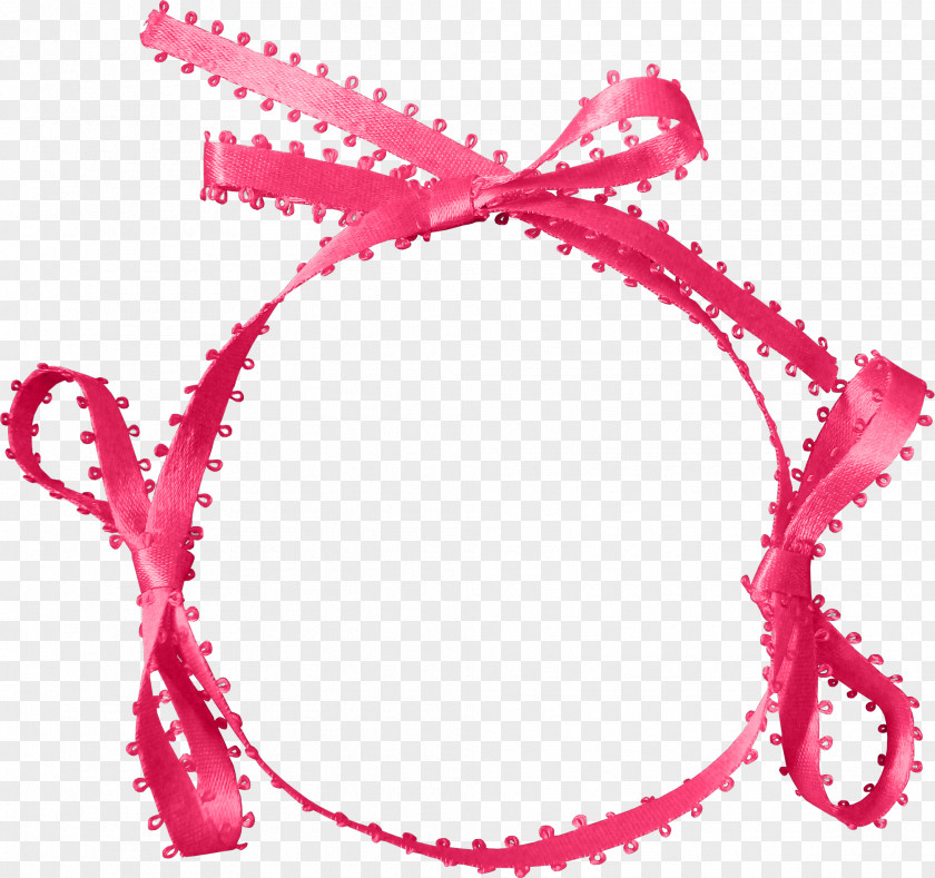 Lace Frame Ribbon PNG