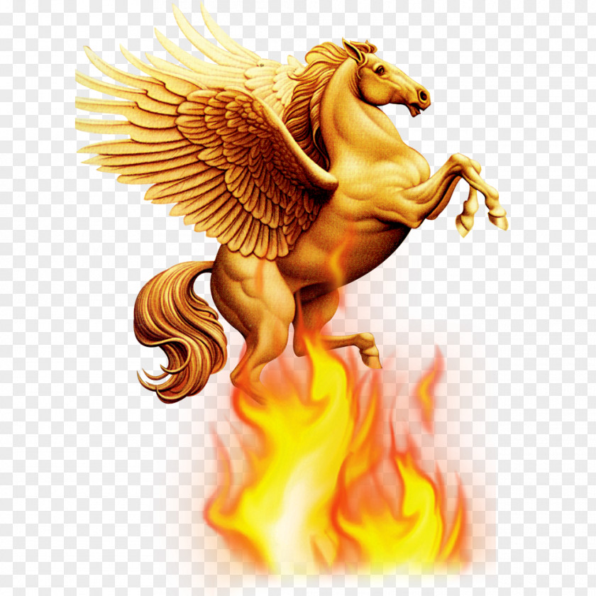 Pegasus Fire Computer File PNG