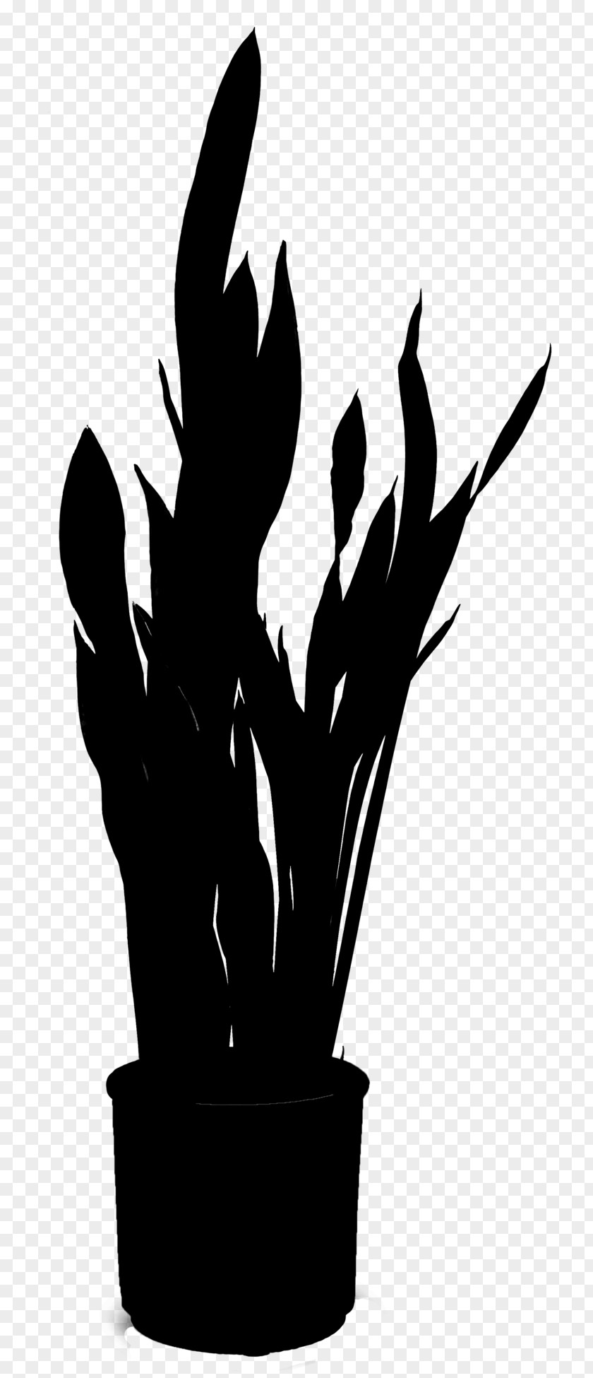 Tree Silhouette Finger Font PNG