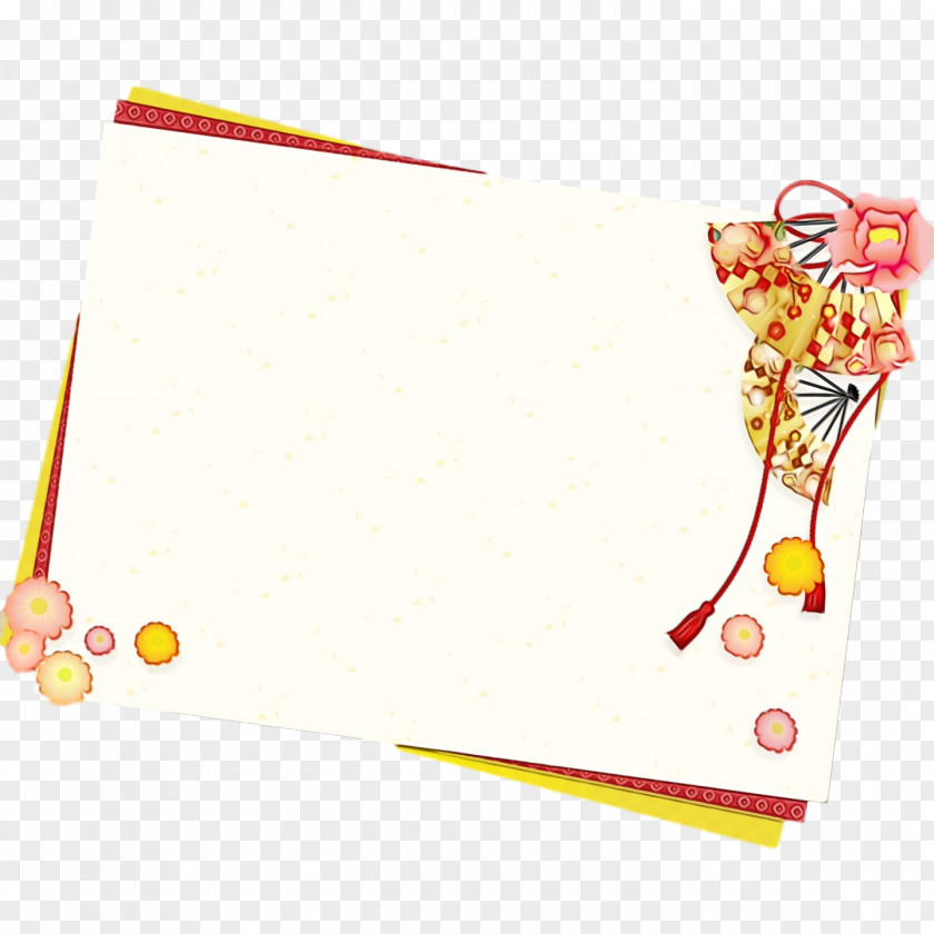 Paper Yellow Line Meter PNG