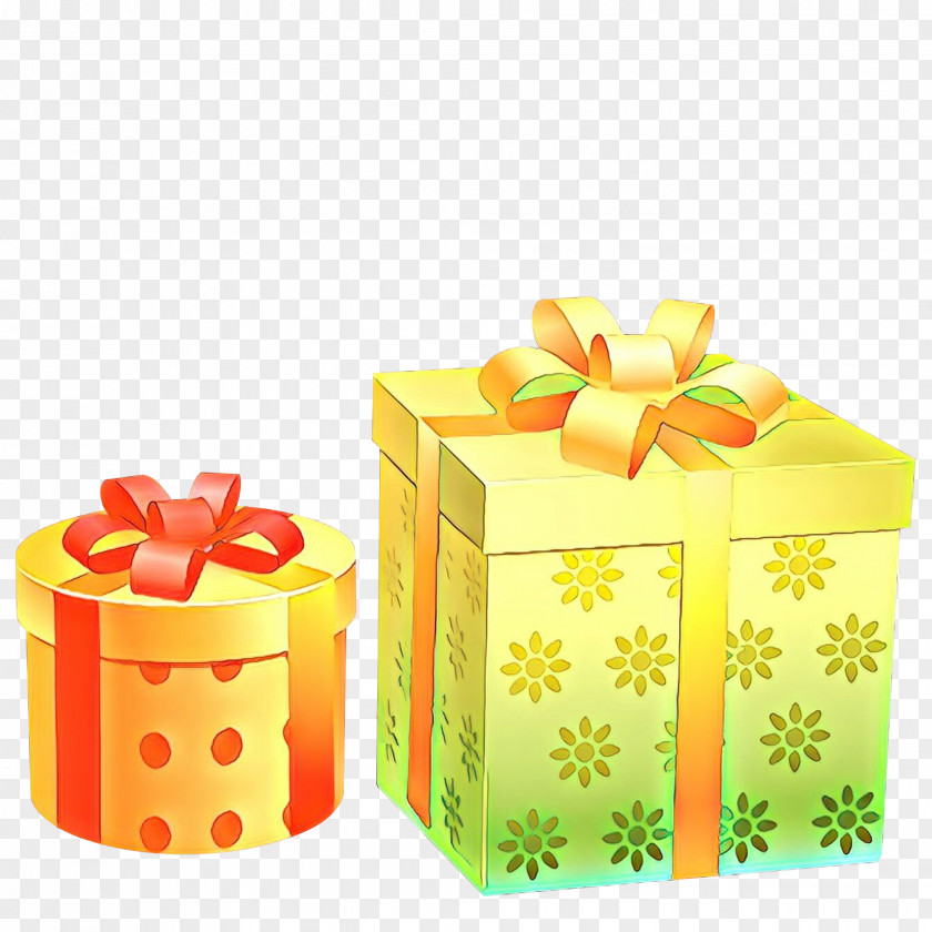 Ribbon Gift Wrapping Box PNG