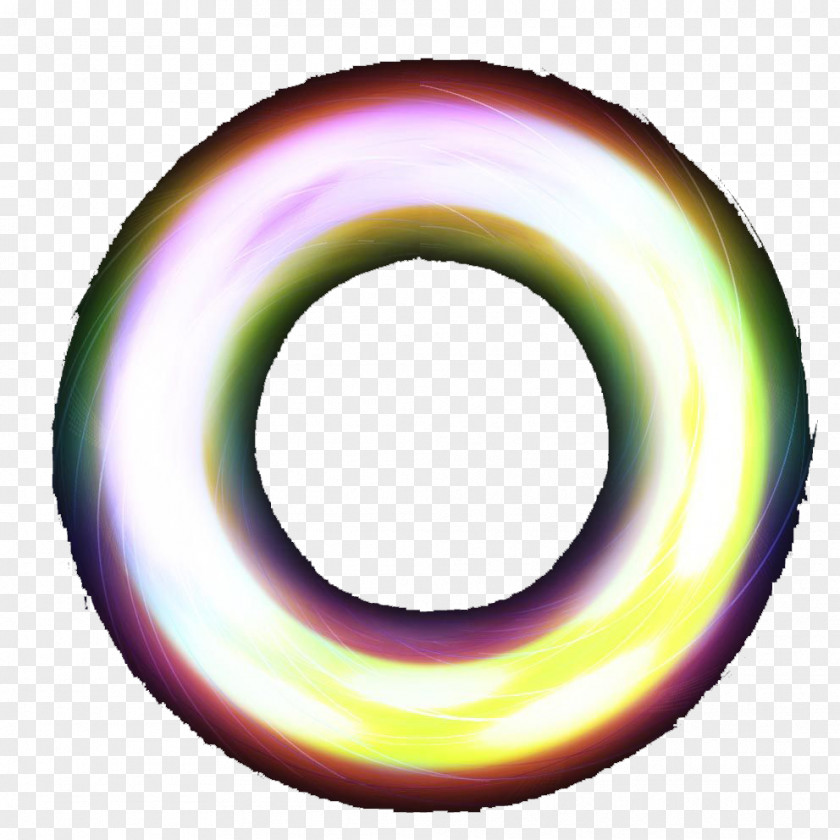 Rotating Light Effect Circle Purple Font PNG
