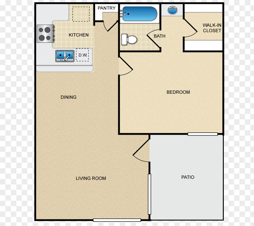 Eastwood Apartment Homes Plan B One-Step Floor Square Foot For Rent Media Solutions PNG