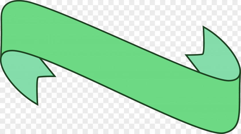 Green Leaf Line Wing PNG