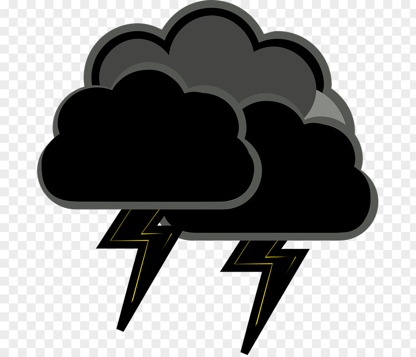 Lightning Thunderstorm Cloud Rain Clip Art PNG