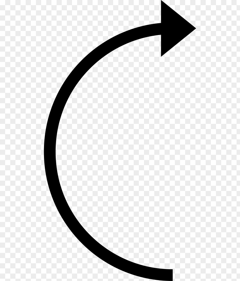 Semicircular Vector Arrow Symbol Clip Art PNG