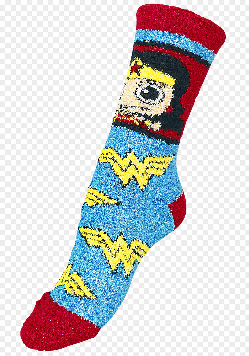 Wonder Woman Sock Superhero Female Stocking PNG