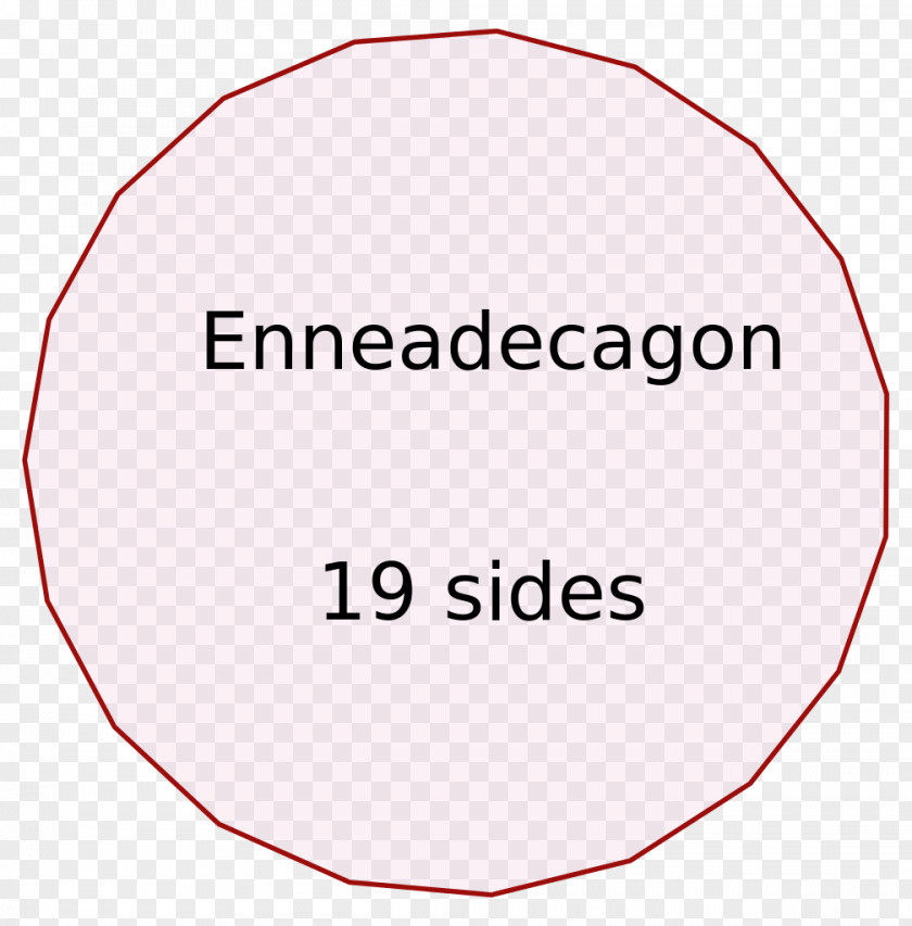 Angle Enneadecagon Regular Polygon Internal PNG