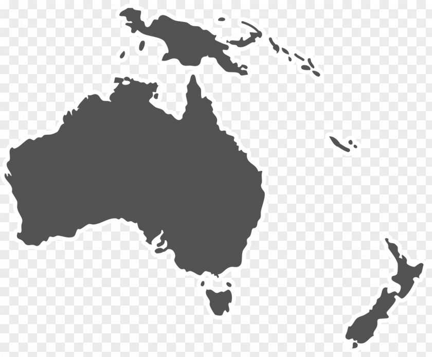 Contours Australia Map Drawing PNG